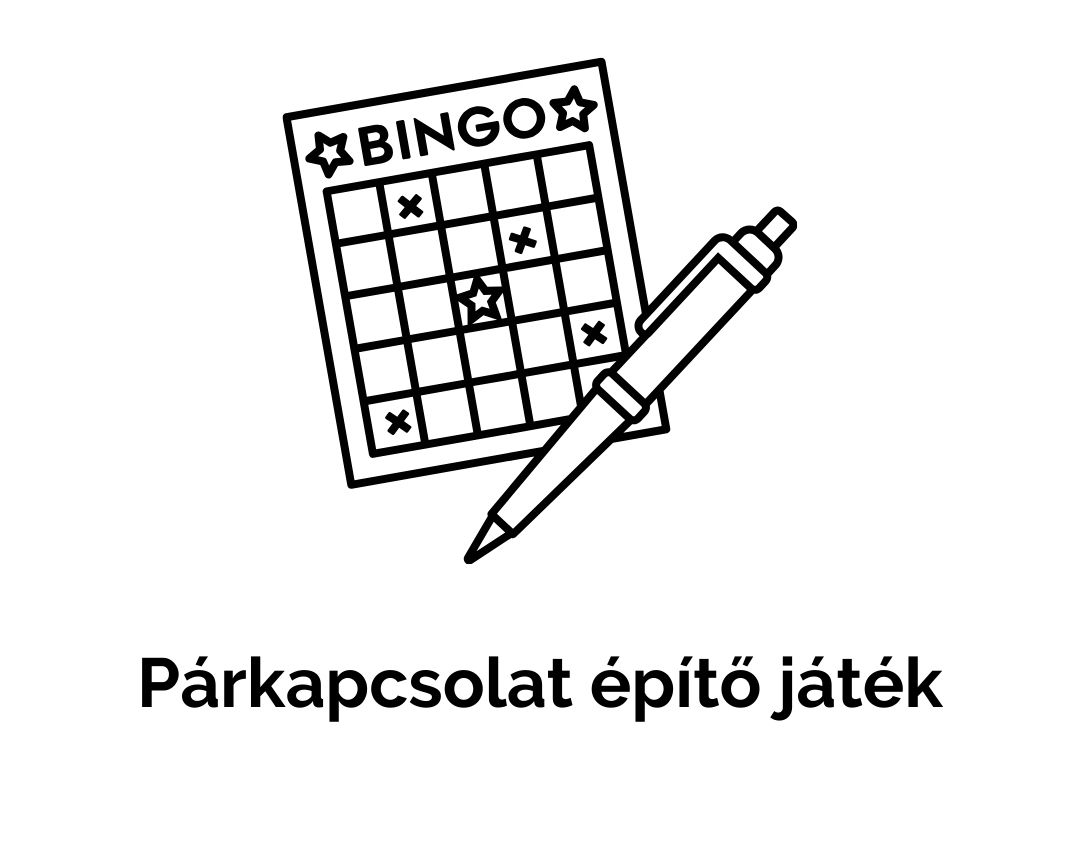 Párkapcsolat építő játék bingo